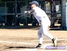 森選手 打席