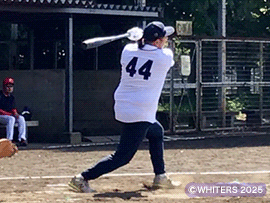 矢部選手 打席